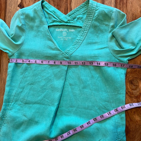 Sandwich linen dress size 32 (M) in perfect condition - Picture 7 of 9